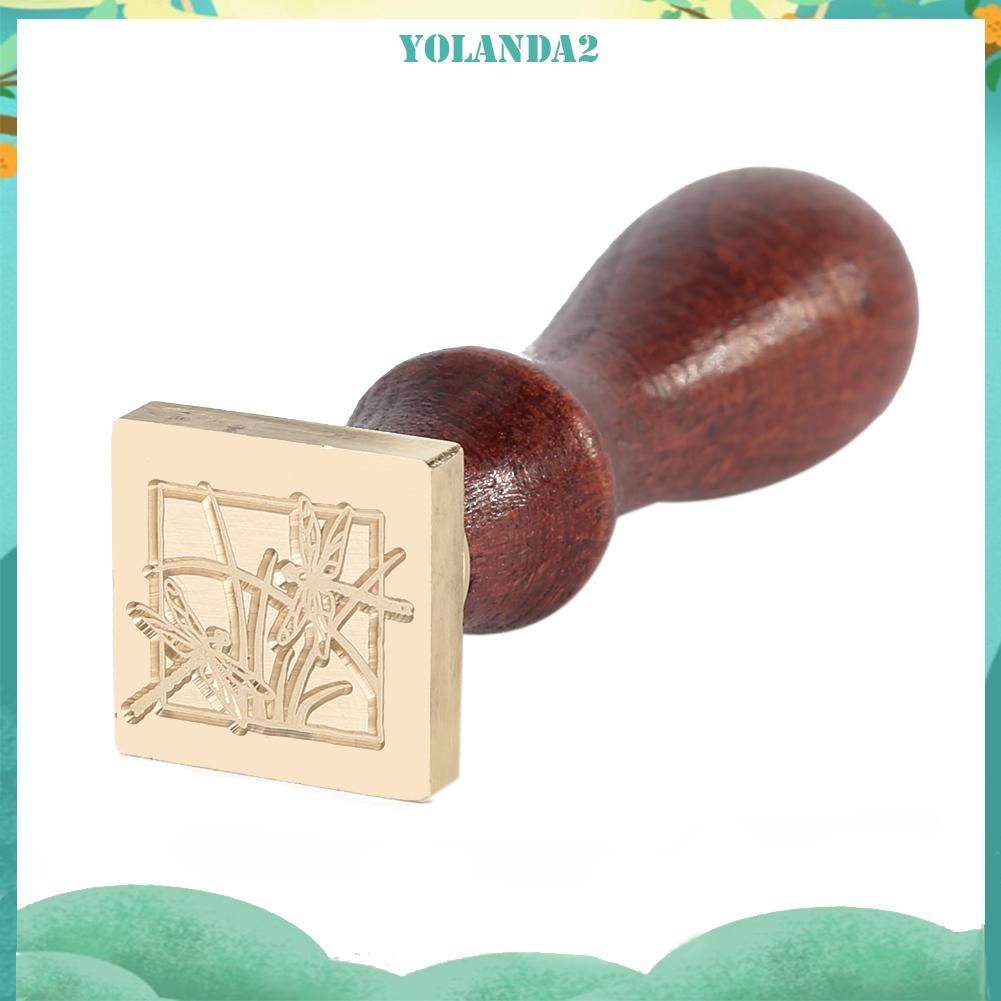 Con Dấu Sáp Hình Vuông Hoạ Tiết Động Vật Phong Cách Retro