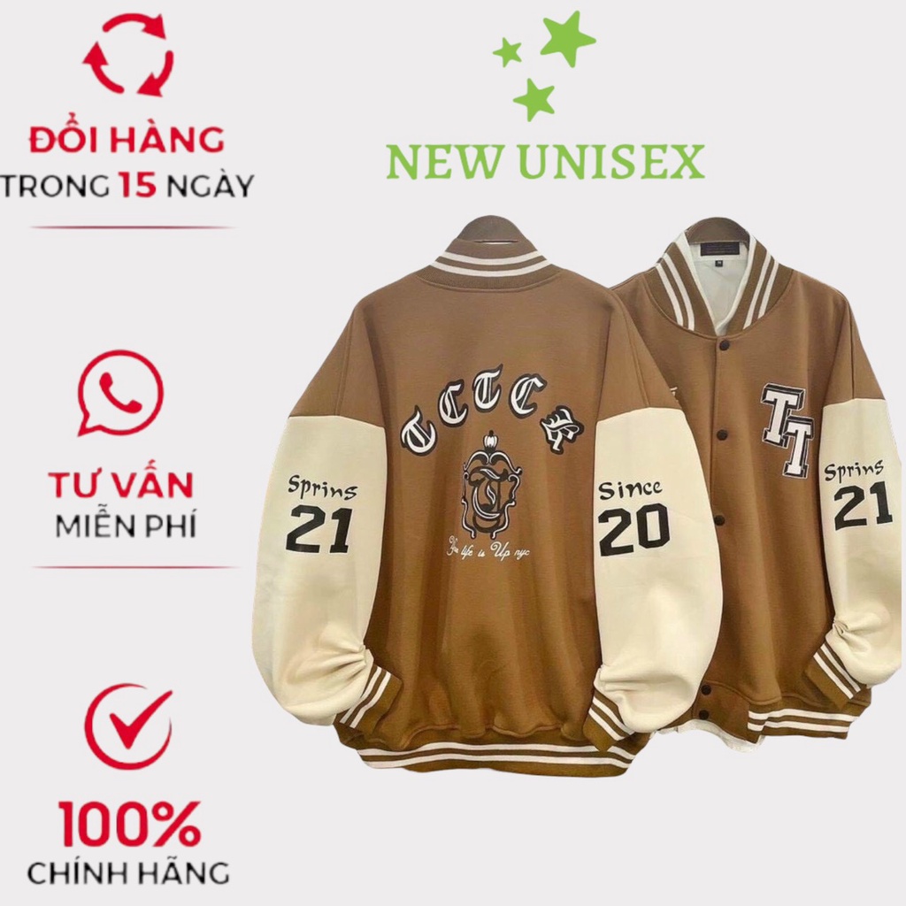 Áo Khoác Cardigan Chất Liệu Nỉ Ngoại Dày Dặn Không Xù in Phối Logo TT Kèm Số 21 Độc Đáo Cực Hot Trend