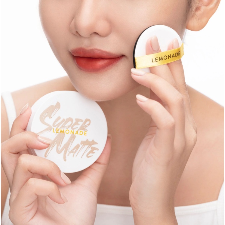 Phấn nước kiềm dầu, lâu trôi, che khuyết điểmLemonade Matte Addict Cushion - Lemonade Supermatte Cushion 15g