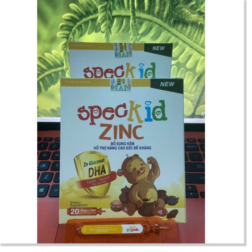 Speckid Zinc bổ sung kẽm, hỗ trợ ăn ngon, tăng cường sức khỏe, đề kháng, tăng cường miễn dịch