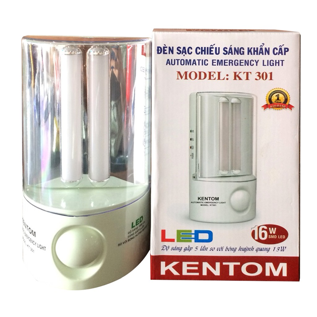 Đèn Sạc Khẩn Cấp Kentom KT301