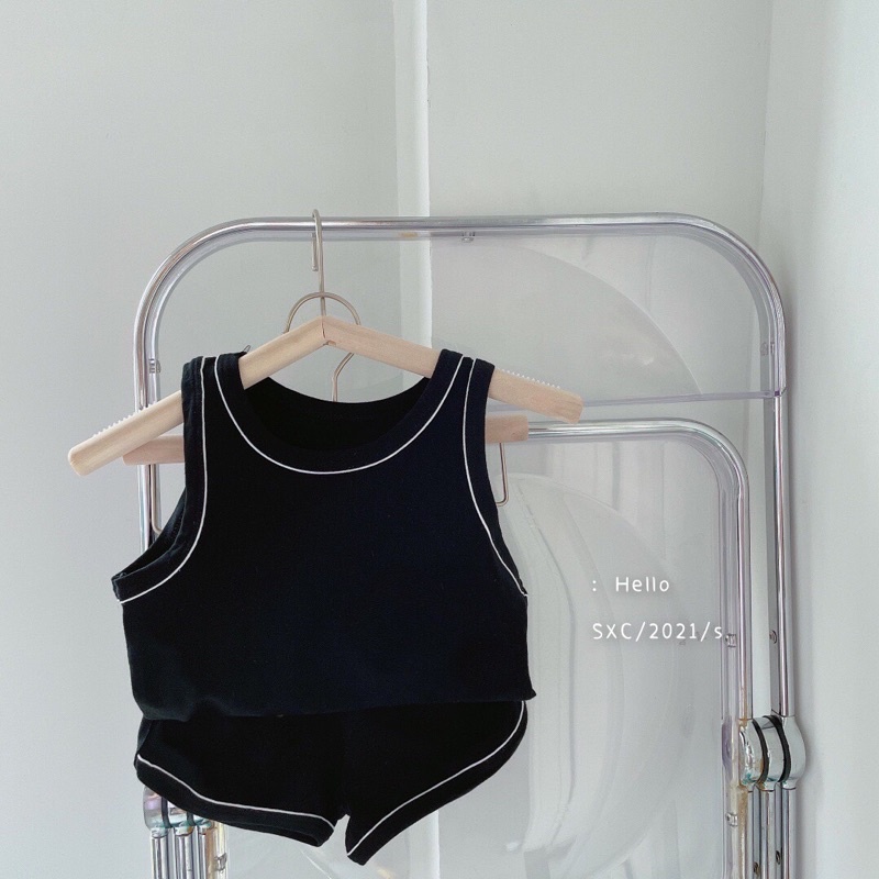 Bộ ba lỗ trẻ em Batala kids, bộ sát nách cotton cho bé trai và bé gái mùa hè thoáng mát thoải mái bé từ 1-6 tuổi
