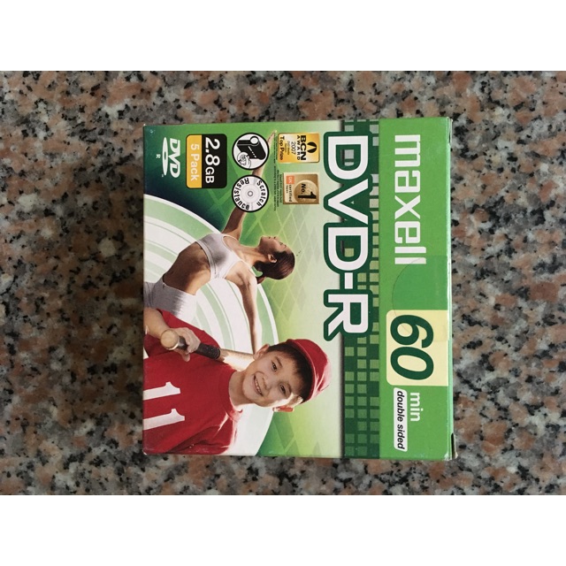 1 Đĩa quay phim MAXell DVD-R,60min/2.8GB