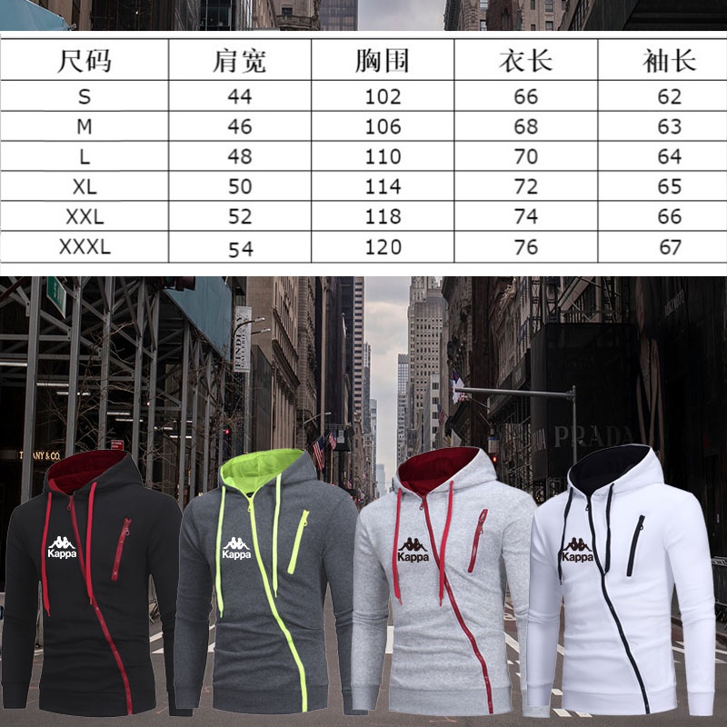 Kappa Áo Khoác Hoodie Dây Kéo Cho Nam | BigBuy360 - bigbuy360.vn