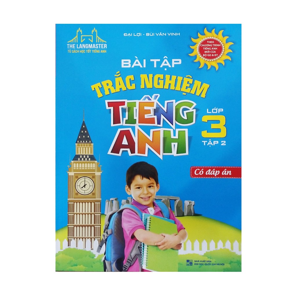 Sách - The langmaster bài tập trắc nghiệm tiếng anh lớp 3 tập 2