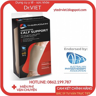 Băng nẹp bắp chân Thermoskin Calf Shin chính hãng Australia-Cố định bắp chân-Chất liệu thoáng khí, bền đẹp