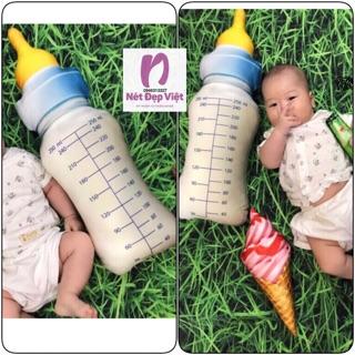 Gối Ôm 3D Hình Bình Sữa Cao Cấp