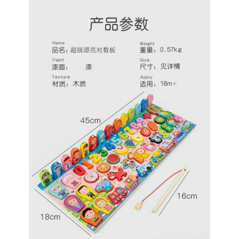 Bộ Đồ Chơi Bằng Gỗ Cho Bé Thông Minh Phát Triển Chí Tuệ