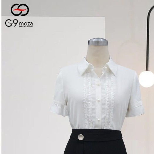 Áo tay cộc 9715 G9moza chất liệu cát tạo nên phong cách nhẹ nhàng nữ tính