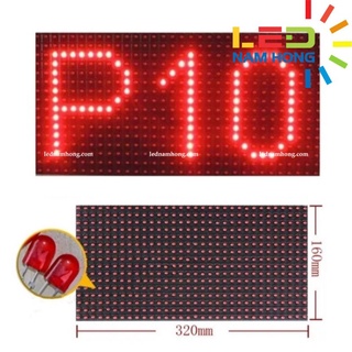Module Led P10 đỏ ngoài trời (Outdoor) - Đủ phụ kiện