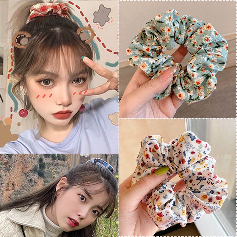 Dây Buộc Tóc Màu Trắng Đơn Giản Dễ Thương Phong Cách Hàn Quốc