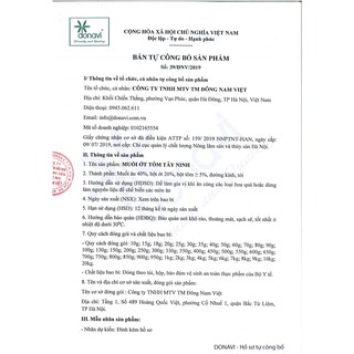 Muối ớt tôm Tây ninh