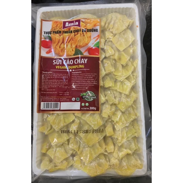Sủi cảo chay Amla - Thực phẩm chay đông lạnh - Giao siêu tốc - Tp. HCM