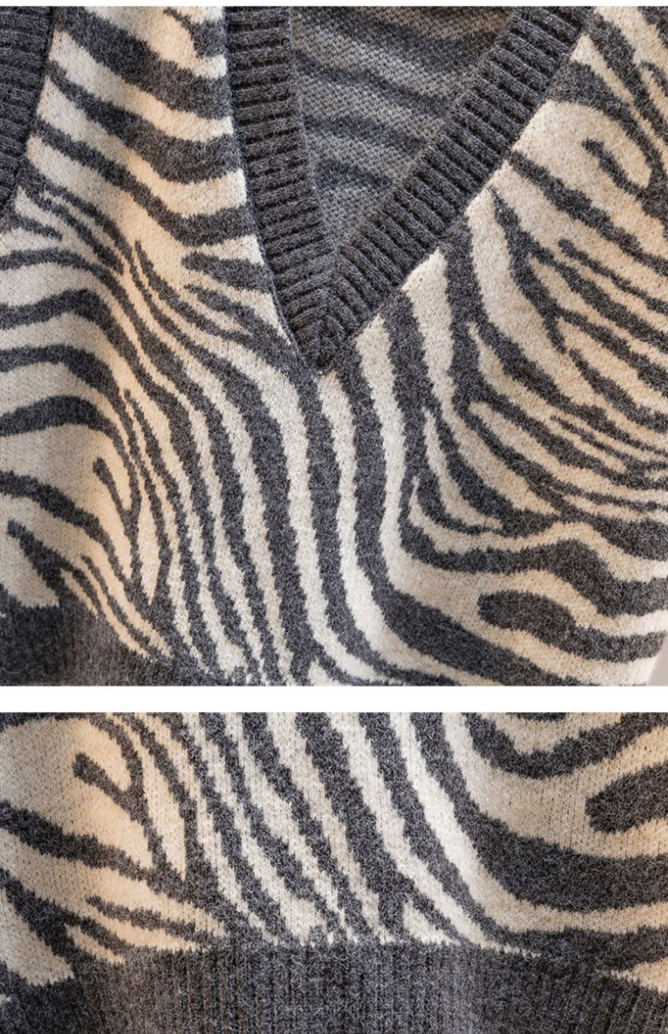 Áo khoác len dáng rộng cổ V không tay thời trang mùa thu 2021 cho nữ  | BigBuy360 - bigbuy360.vn