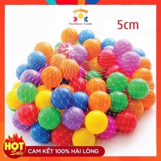 Bóng nhựa mềm cho bé bóng 5cm