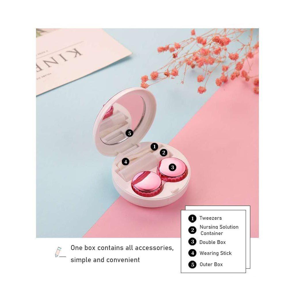 ESPO Hộp Đựng Kính Áp Tròng Du Lịch Cổ Điển ​ Hộp Đựng Đồ Tiện Lợi Chất Lượng