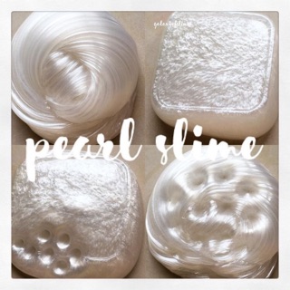 PEARL SLIME TRONG ÁNH NHŨ MÀU BẠC- ĐỒ CHƠI HANDMADE AN TOÀN - SLIME MÀU METALIC - KIM TUYẾN