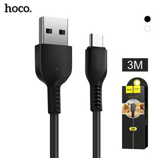 Cáp sạc nhanh micro - usb hoco x20 flash - dài 1m / 2m/ 3m - dây sạc điên thoại androi chính hãng