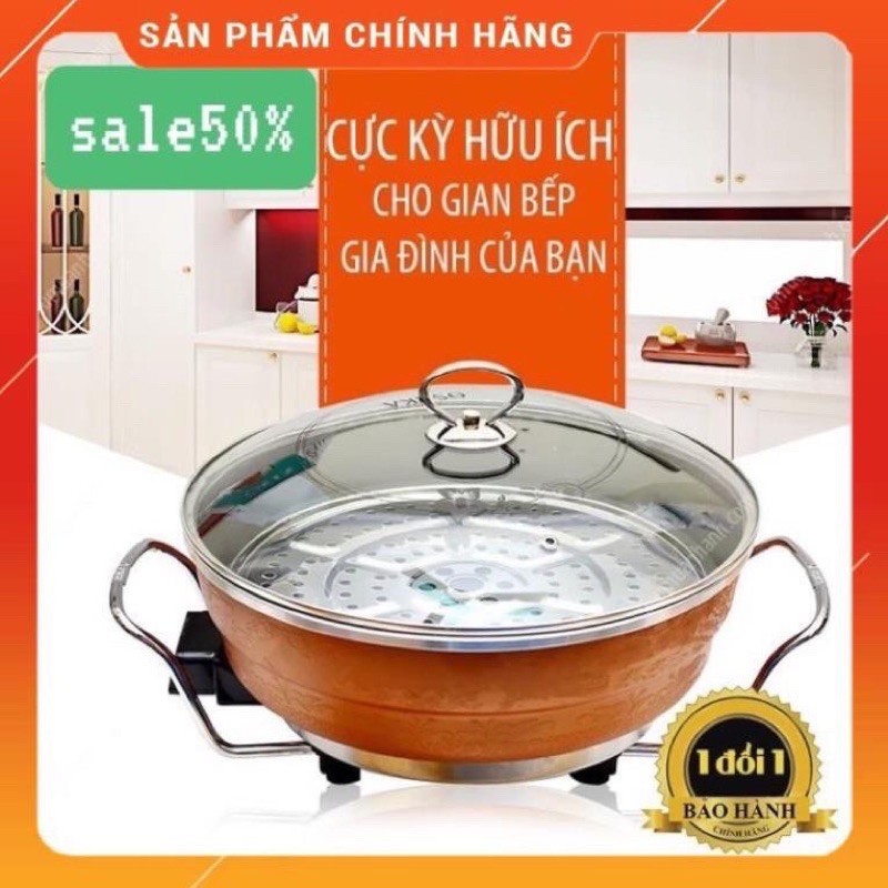 [FreeShip] Chảo Lẩu Đa Năng NK Media MD-CL8399 công nghệ Nhật Bản - Hàng chính hãng - Bảo hành 12 tháng