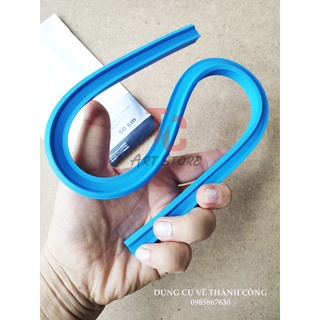 Thước uốn dẻo cong vẽ mỹ thuật (vẽ kiến trúc 60cm Koh - I - Noor Plastic French Curve)