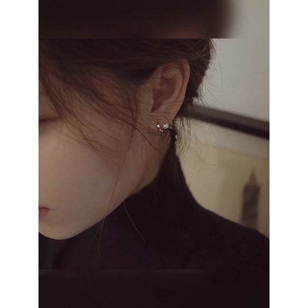Khuyên tai minipearl bạc 925 cao cấp mạ vàng hồng 14k 𝐥𝐚𝐫𝐞𝐢𝐧.𝐚𝐜𝐜𝐞𝐬𝐬𝐨𝐫𝐢𝐞𝐬