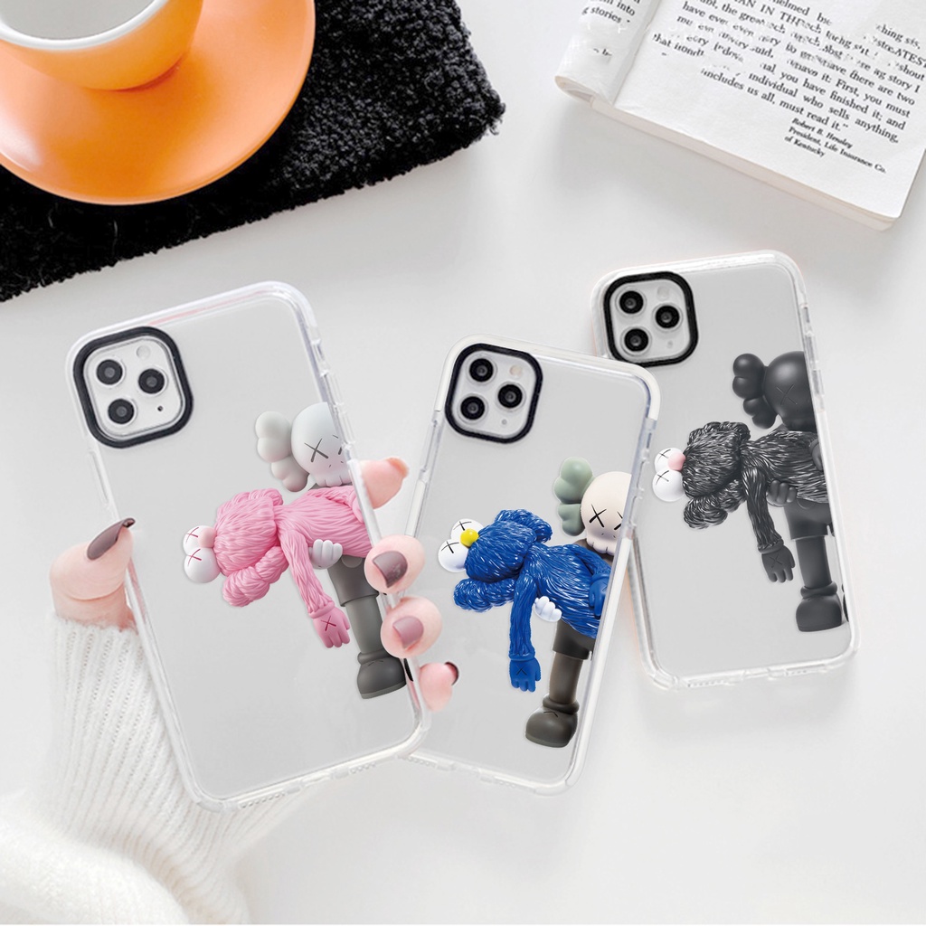 Ốp lưng iphone Kaws Xỉu PM trong siêu chống sốc 6/6plus/6s/6splus/7/7plus/8/8plus/x/xr/xs/11/12/13/pro/max/plus/promax