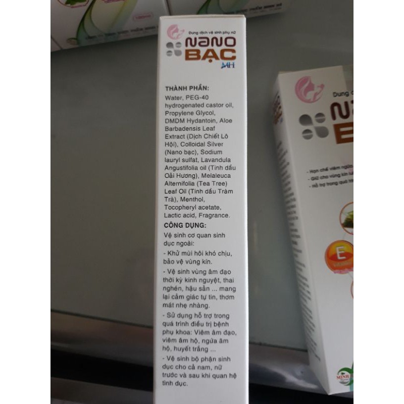 DDVS CHĂM SÓC  nam , nữ NANO BẠC -chai vòi 100ml