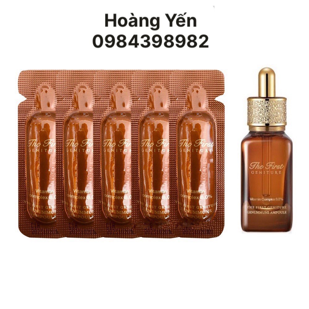 01 Gói tinh chất Vitamin C chống oxy hoá, làm trắng da, tăng độ đàn hồi - Ohui The First Vitamin Complex 8.0%