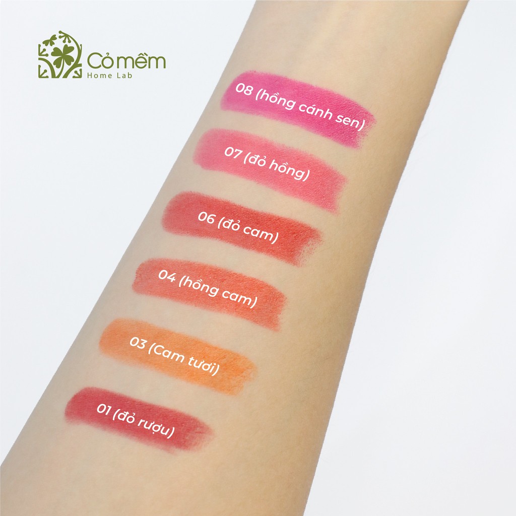 Bộ Chăm Sóc Môi Xinh - Combo Môi Xinh (Son Lụa + Son Dưỡng) Cỏ Mềm | BigBuy360 - bigbuy360.vn