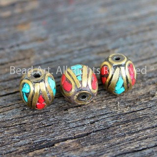 [1 Cái] Charm Trang Trí Phong Cách Tây Tạng, Thủ Công Nepal, Phối Vòng Tay, Chuỗi Hạt, Trang Sức Thủ Công S30 - Bead Art