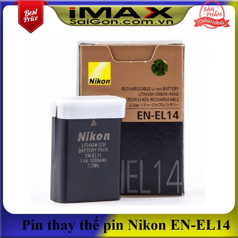 Pin thay thế pin máy ảnh Nikon EN-EL14