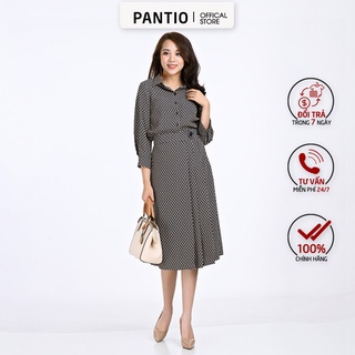 BAS92229 - Áo sơ mi tay lỡ hoạ tiết tổ ong thời trang - PANTIO