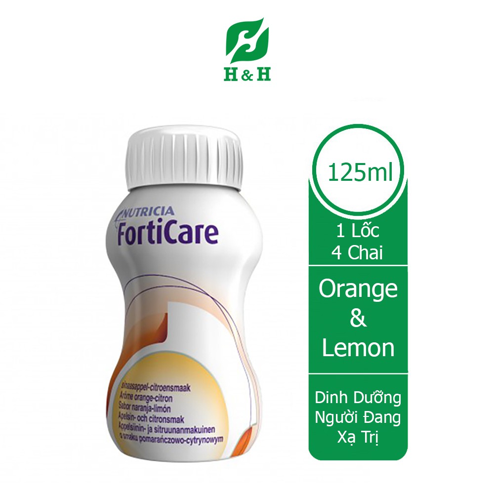 Sữa FORTICARE Nutricia Hà Lan Dinh dưỡng chuyên biệt cho bệnh nhân ung thư - lốc 4 chai/ 125ml