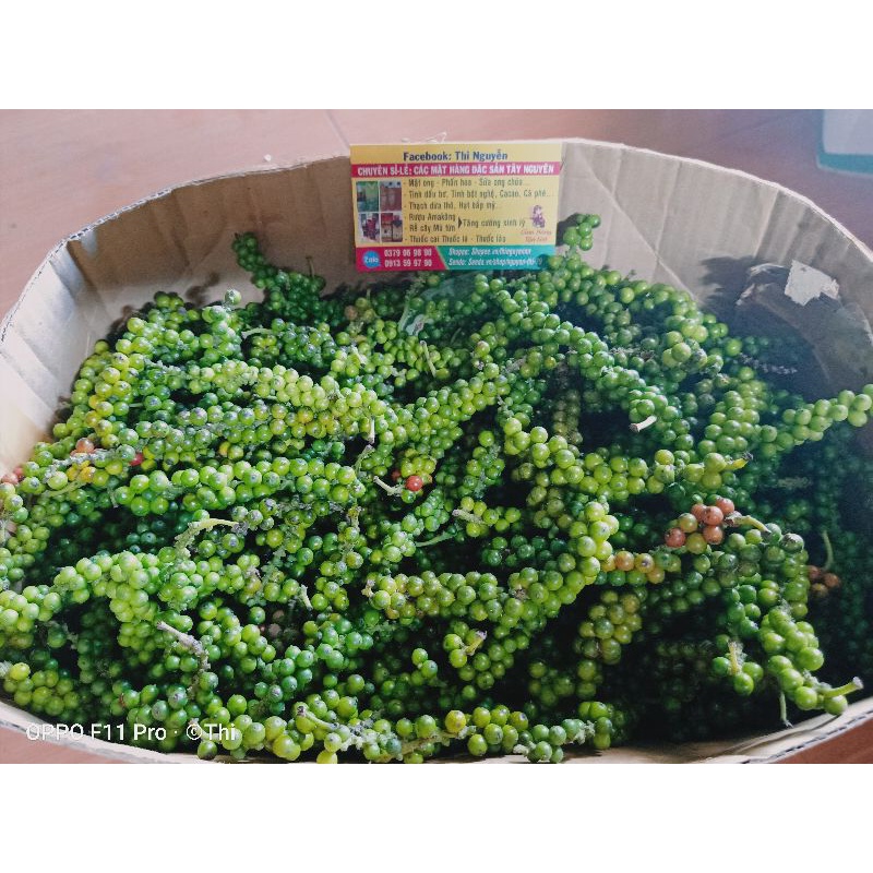 1kg Tiêu xanh Đăk Lăk nhà trồng