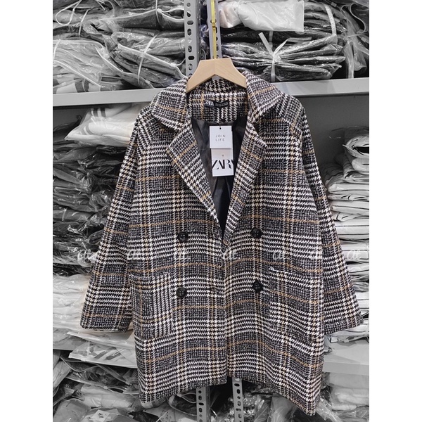 [FREESHIP - HÀNG LOẠI 1] ÁO DẠ KẺ 6 KHUY BASIC CỰC HOT | BigBuy360 - bigbuy360.vn