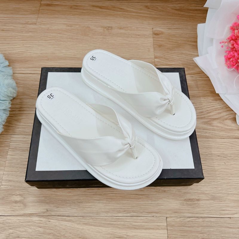 dép lê sỏ ngón, dép tông nữ đế 2cm chất da mềm êm chân mã 54