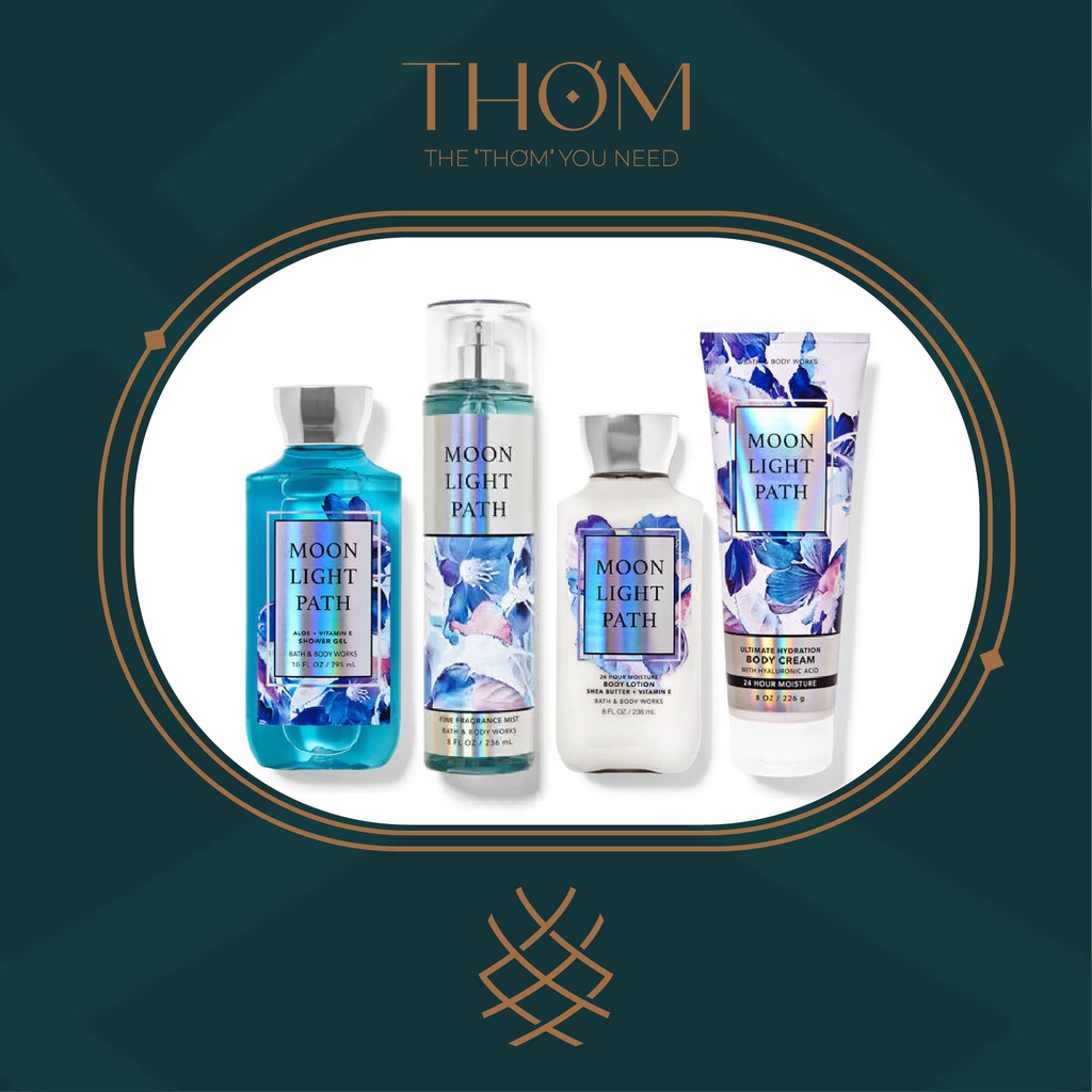 MOONLIGHT PATH | Tắm Dưỡng Xịt Thơm Toàn Thân Bath & Body Works
