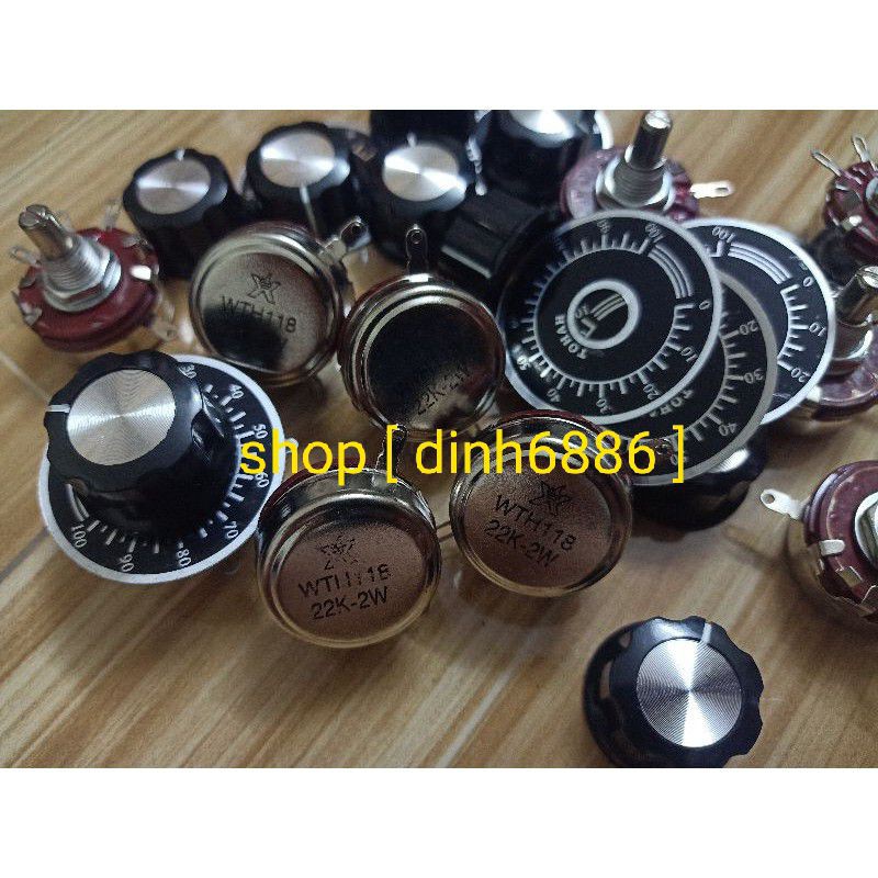 Chiết áp 22KΩ-2W; 2,2KΩ , 470KΩ...