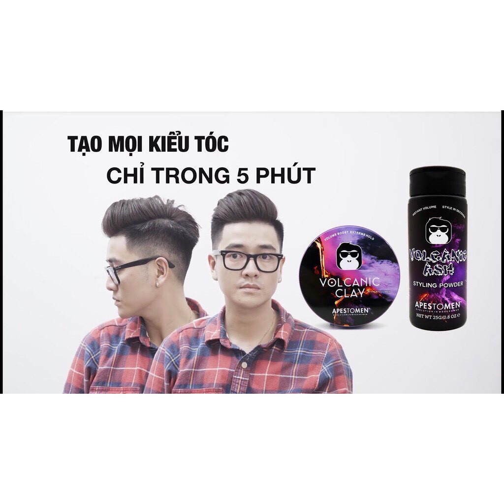 (CHÍNH HÃNG TEM SMS) (BAO BÌ SẢN PHẨM CAO CẤP) Bột Tạo Phồng Tóc Volcanic Ash Styling Powder Chính Hãng