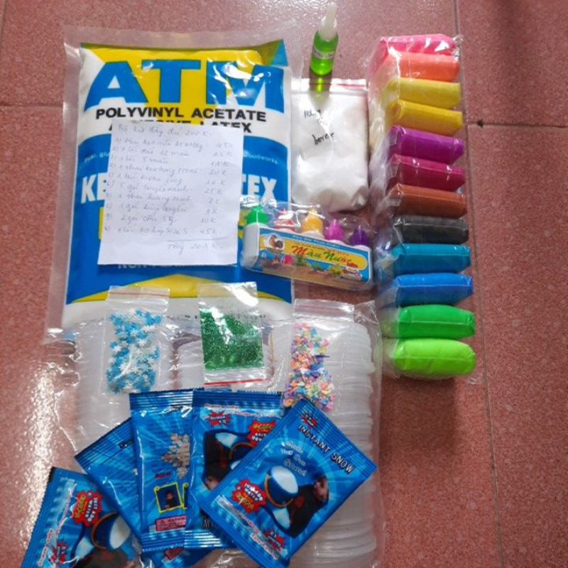 Bộ kit làm slime đầy đủ 200k