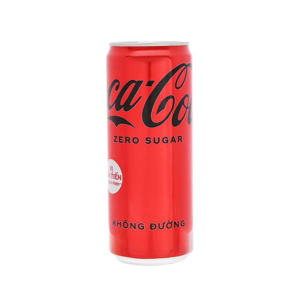 Nước Ngọt Có Gas Coca Cola Zero Bao Bì Xuân Không Đường Soft Drink Lon 330ml Date Luôn Mới