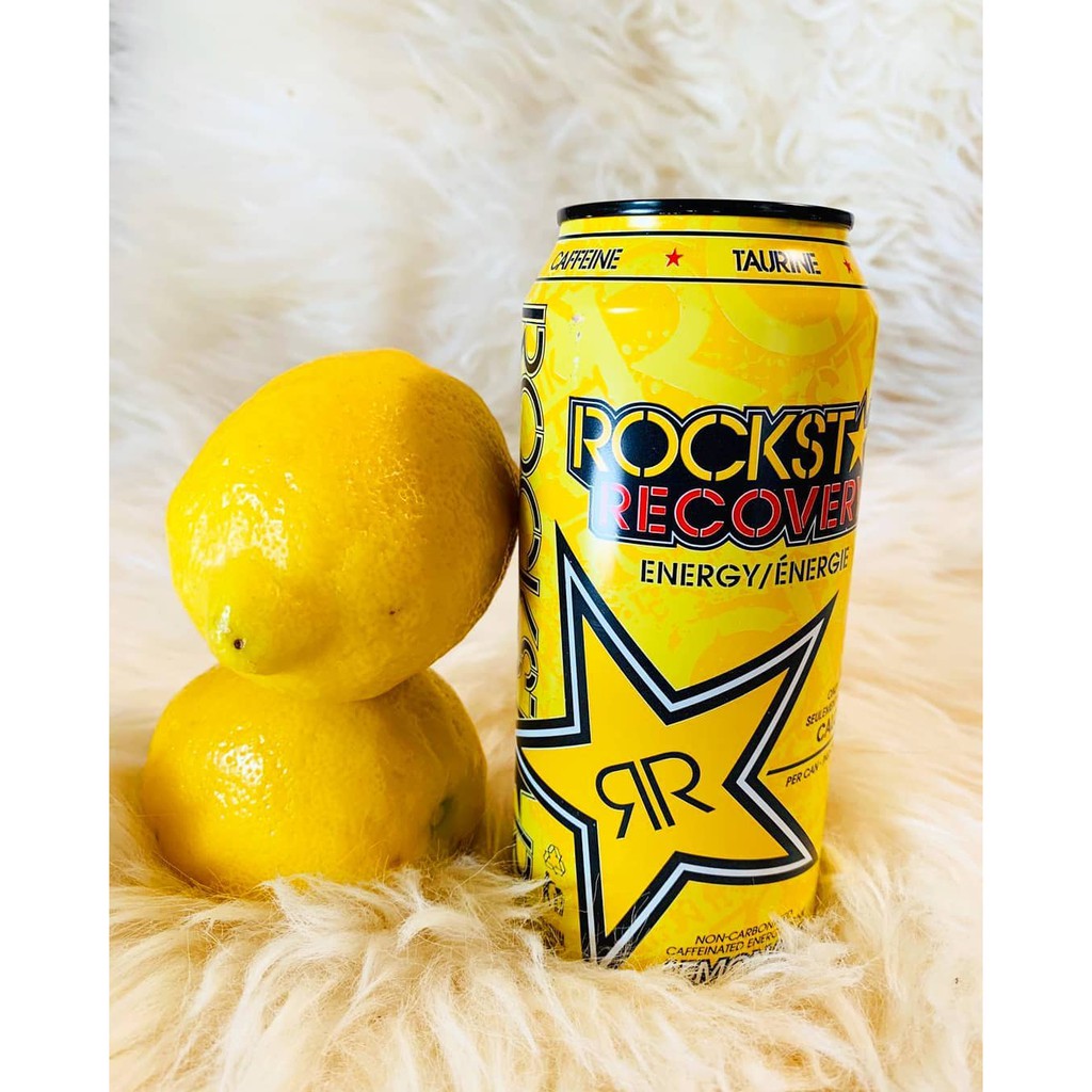 Rockstar Pink Lemonade , Rockstar Recovery Lemonade Energy Drink, 16 fl ...