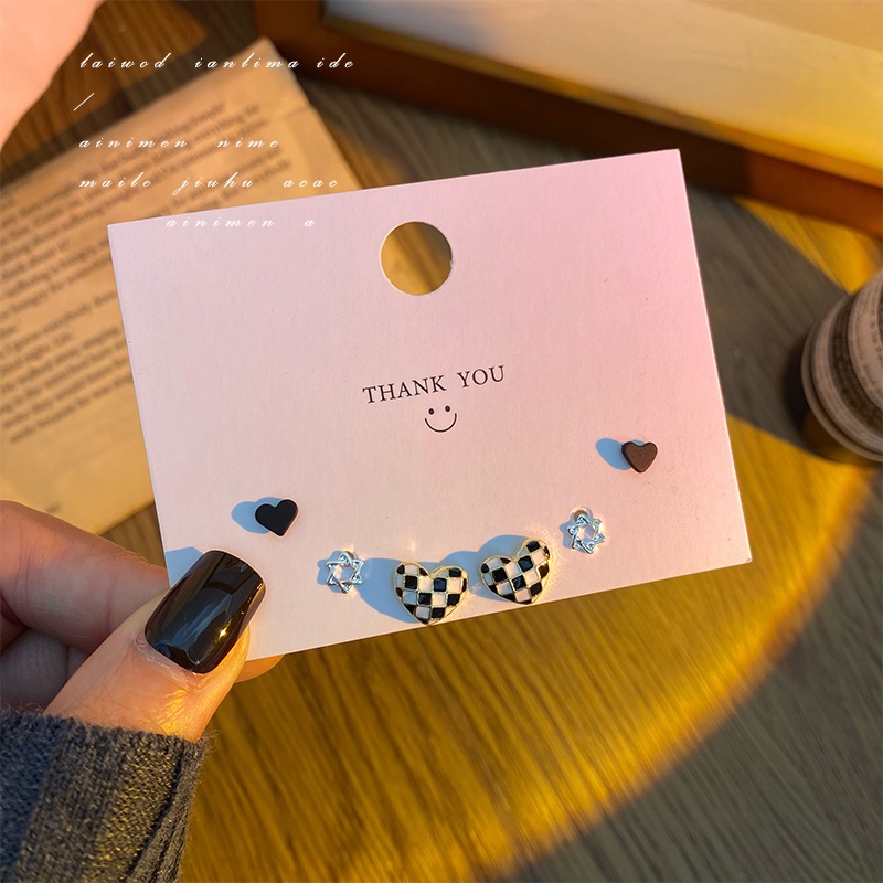 Set 3 Đôi Khuyên Tai Thời Trang Cho Nữ