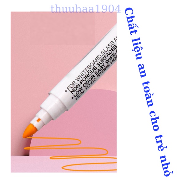 Set 12 bút vẽ nước ma thuật, vẽ hình nổi trên mặt nước, dùng được trên bảng trắng, đồ chơi giáo dục sớm cho trẻ em