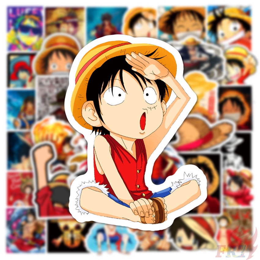 ❉ One Piece Series 02 Luffy Album Graffiti Stickers ❉ 50Pcs/Set Anime DIY Fashion Waterproof  Mixed Luggage Laptop Skateboard Doodle Decals Stickers