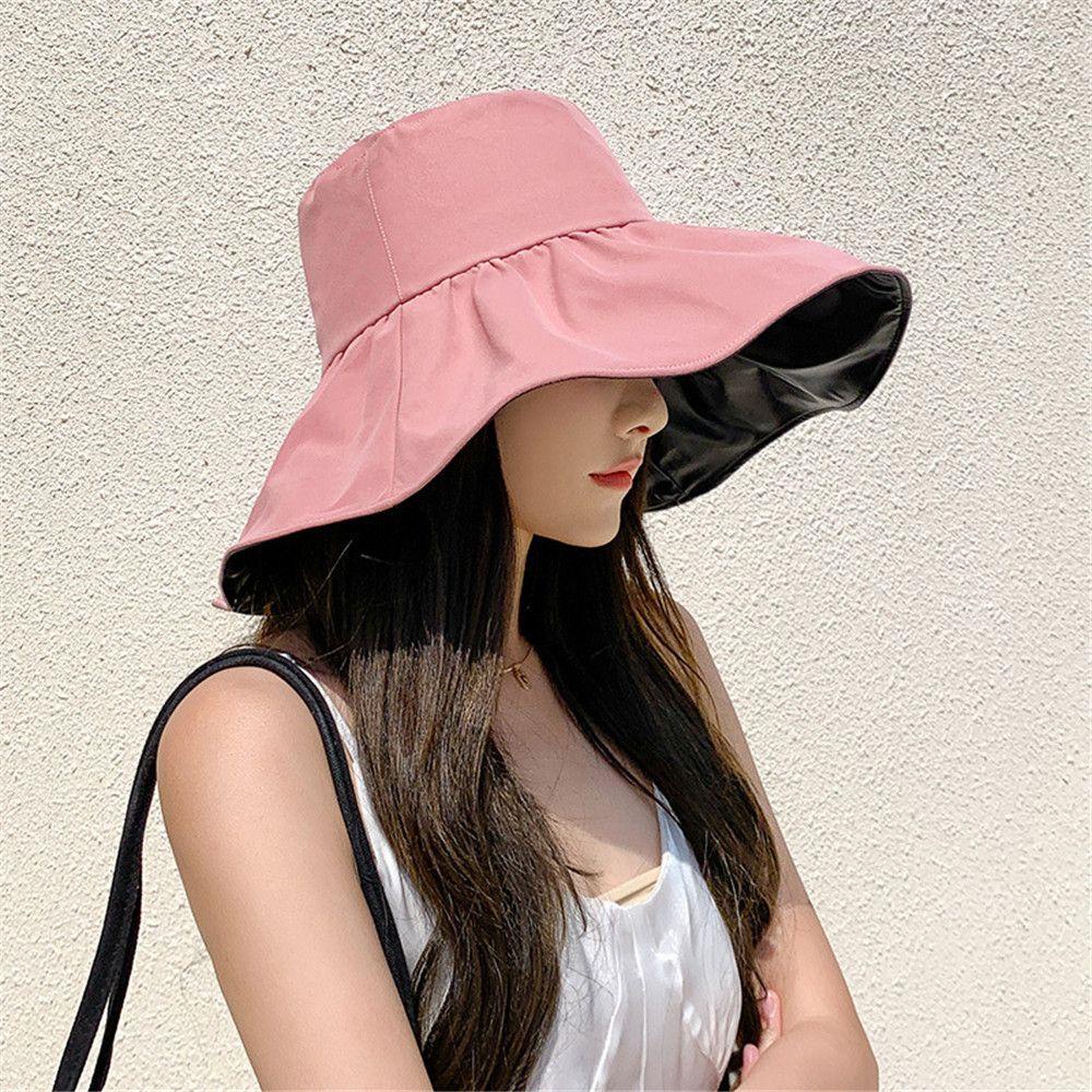Nón Rộng Vành Chống Nắng Chống Tia UV Có Thể Gấp Gọn Nhiều Màu Sắc Thời Trang Cho Nam Và Nữ