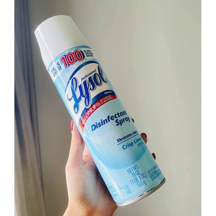 Bình xịt khử trùng diệt khuẩn LYSOL MỸ 538g