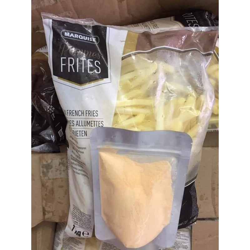 SET KHOAI TÂY CỌNG BỈ TÚI 1KG KÈM BỘT PHOMAI LẮC HÀN QUỐC