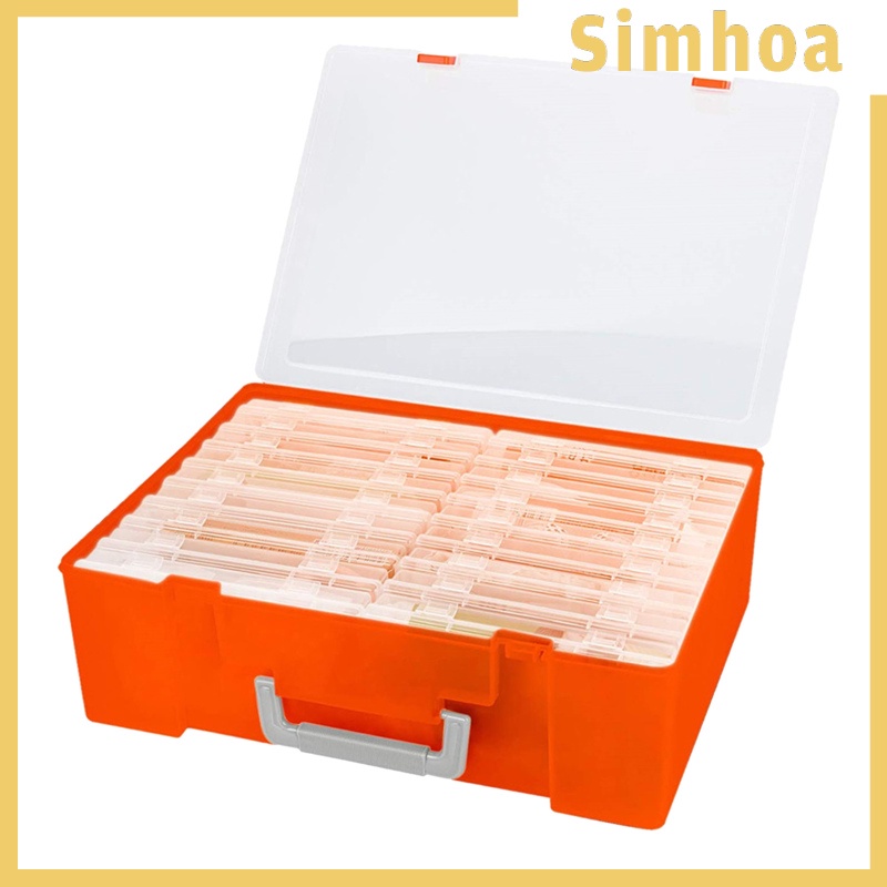 [SIMHOA]Photo Storage Box 4x6&quot; Crafts Seeds Stickers Cards Case Container