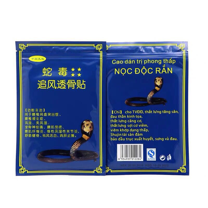 Cao Dán TRỊ Phong TÊ Thấp NỌC RẮN